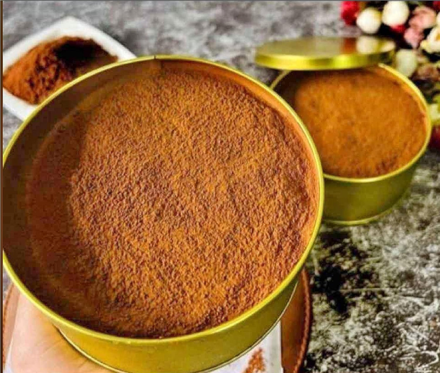Golden Dream Cake Tin 5.5x2.5 Inch