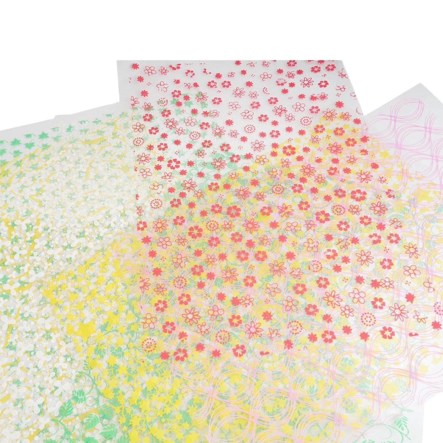 Blossom Chocolate Transfer Sheet for Designing On Chocolates 20 Pcs