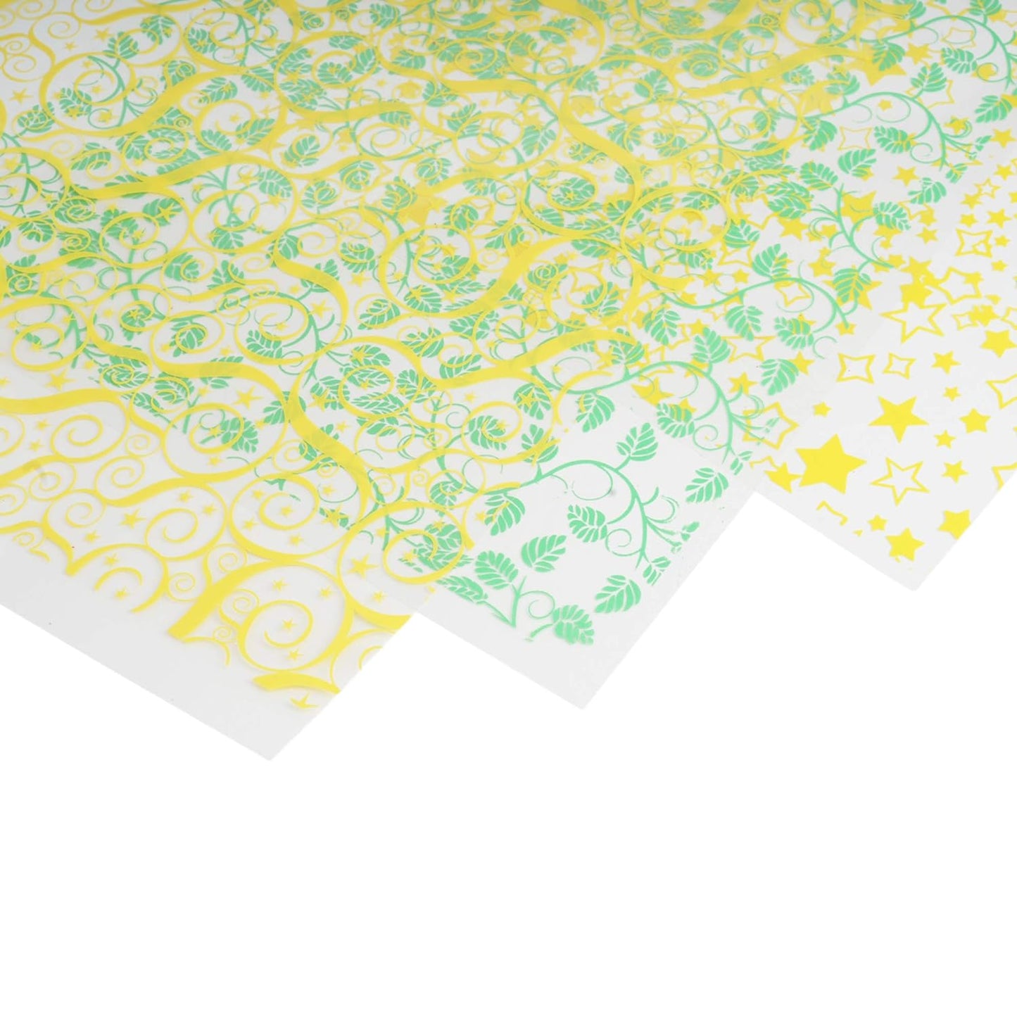 Blossom Chocolate Transfer Sheet for Designing On Chocolates 20 Pcs