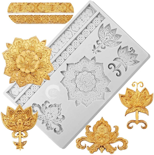 Agadir Patterns Fondant Silicone Mold