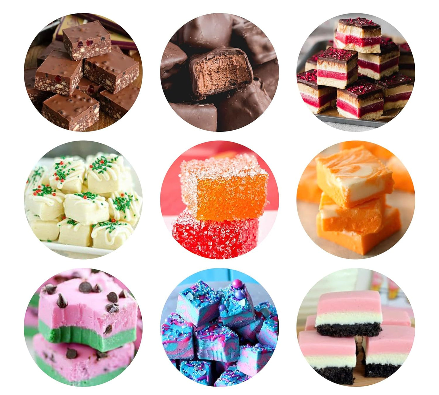 40 Cavity Silicone Chocolate Square Cube Mold