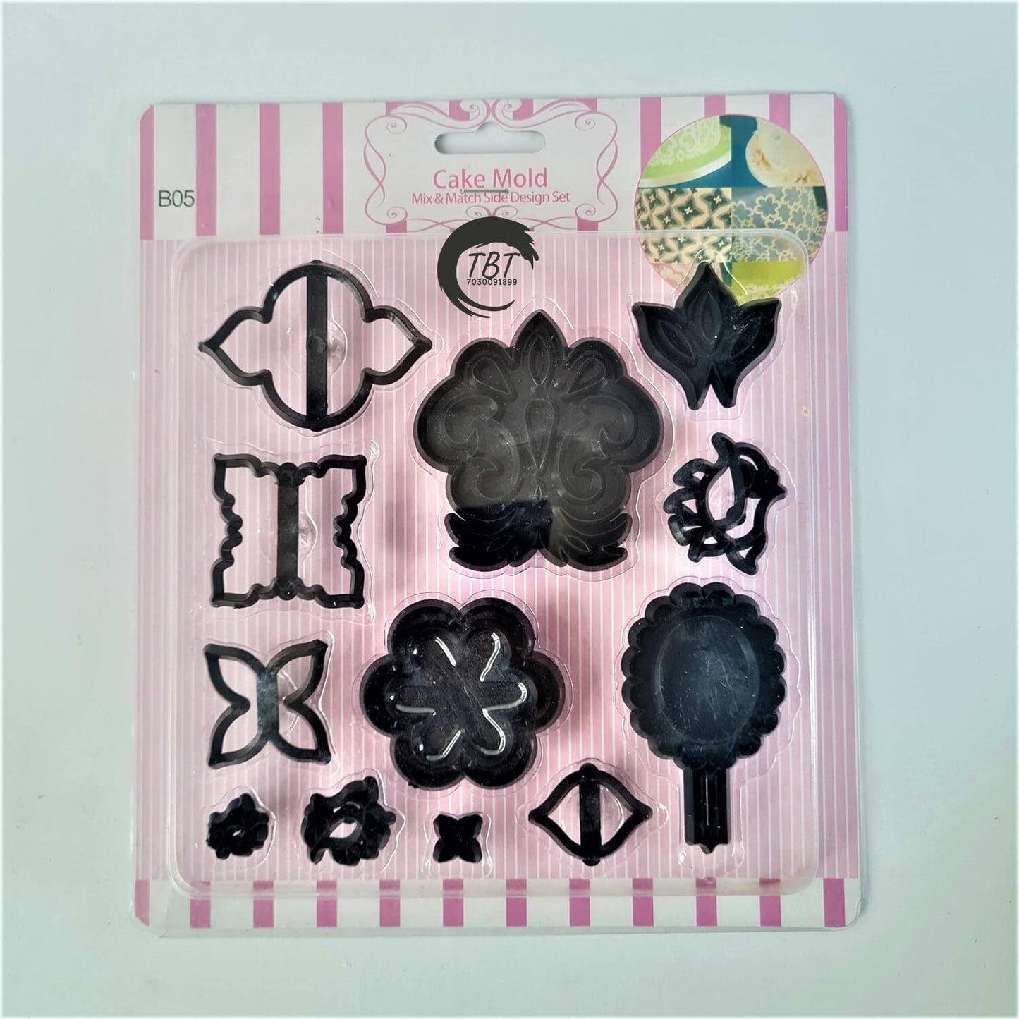 Mix Match Side Design Silhouette Fondant And Cookie Cutter Set