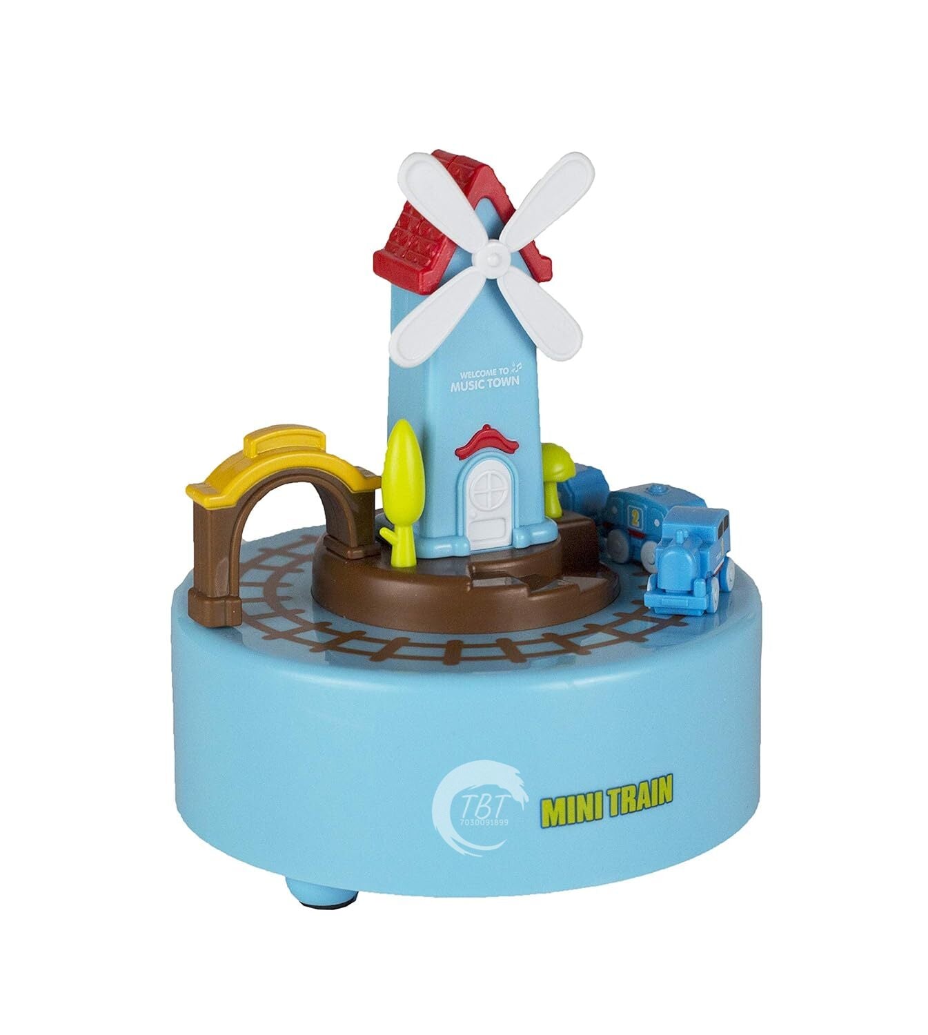 Music Town Mini Train Moving Train Cake Decoration