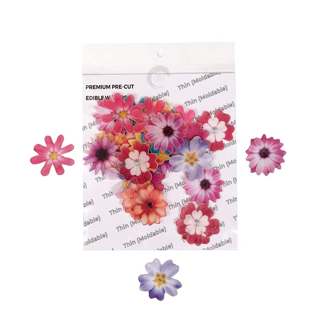 Edible Pre-Cut Flowers Wafer Paper #8