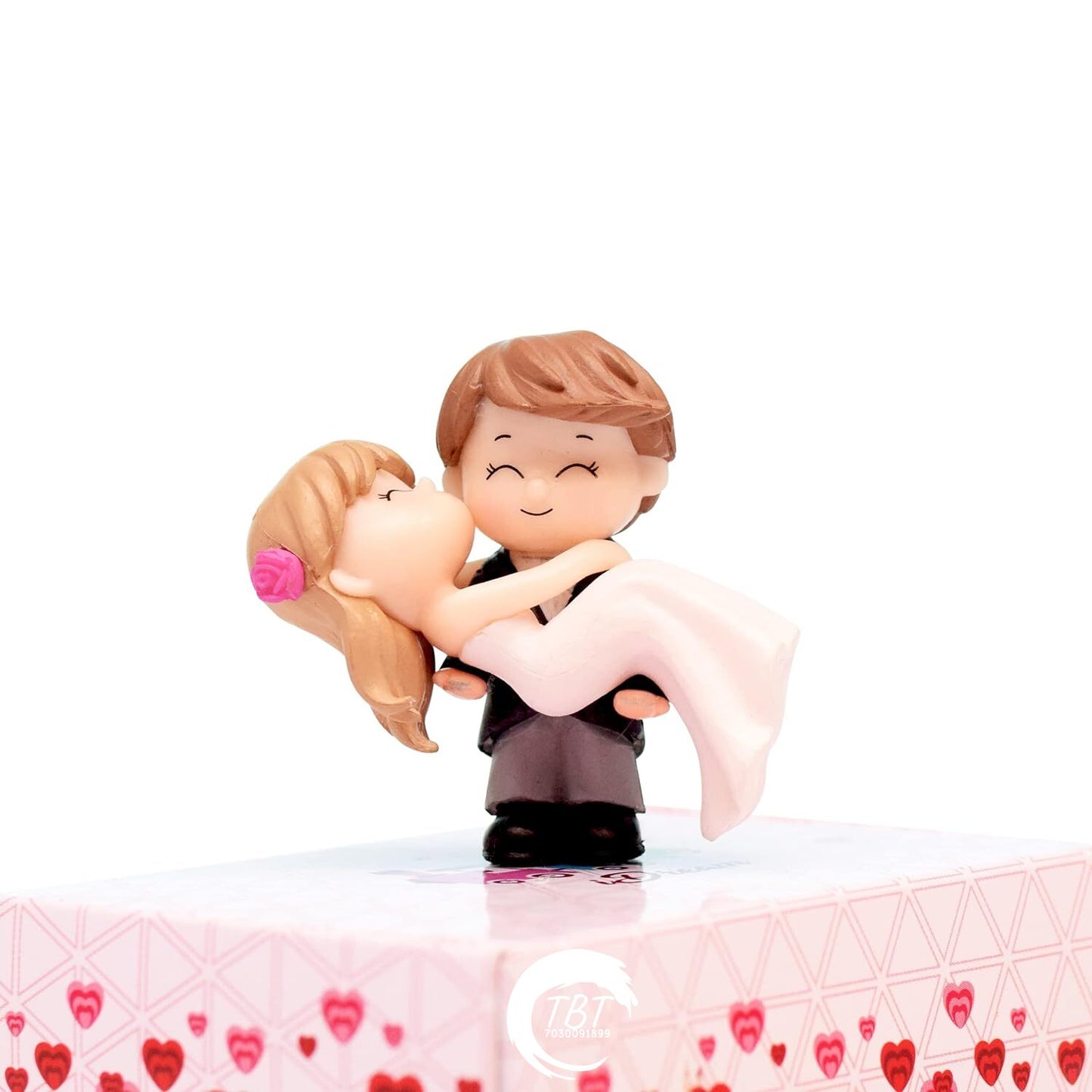 Romantic Couple Cake Miniature Toy