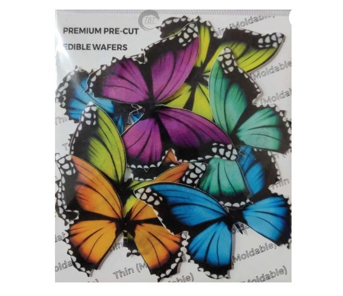 Mix Big Size Edible Pre-Cut Butterfly Wafer Paper