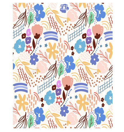 Printed Edible Wafer Paper Sheet #27