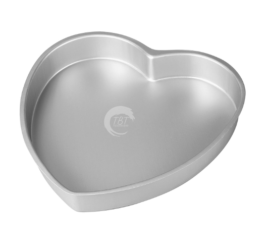 Aluminium Heart Shape Cake Mold Cake Tin - 8x2 Inch