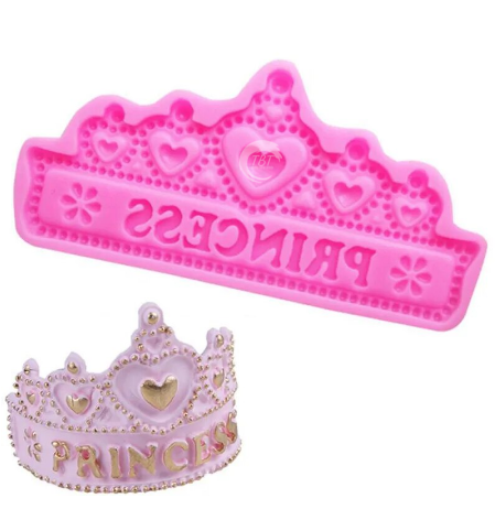 Princess Crown Silicone Fondant Mold