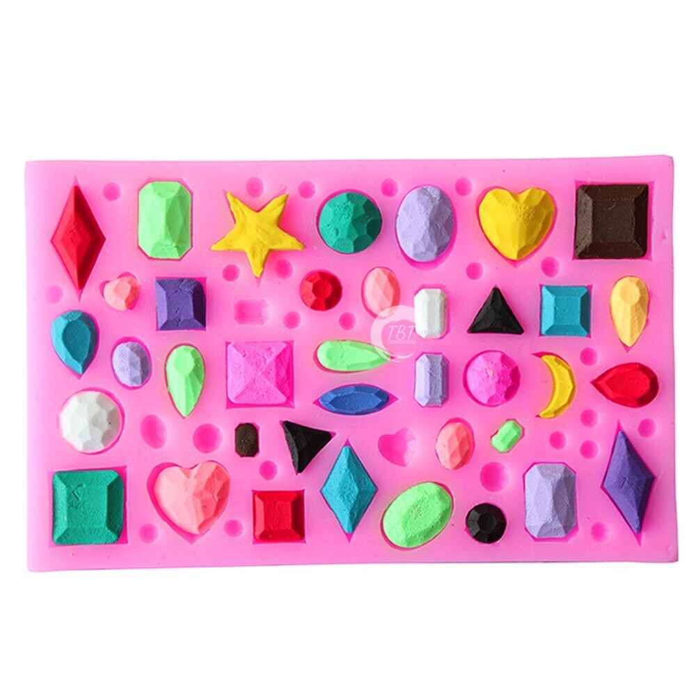 Mini Diamond Shape Silicone Fondant Mold