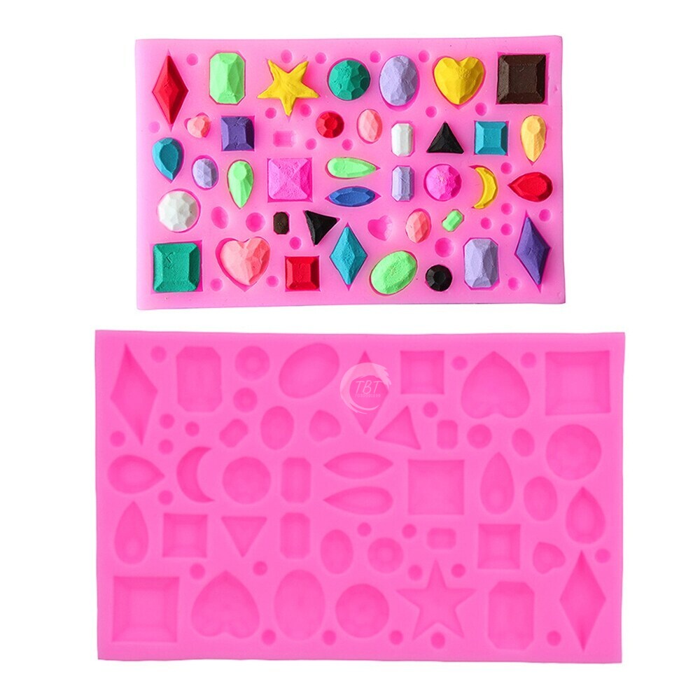 Mini Diamond Shape Silicone Fondant Mold