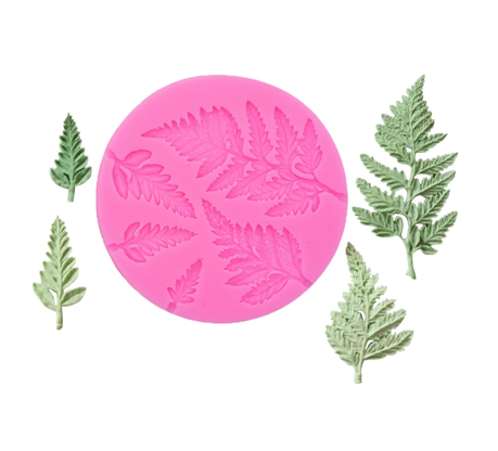 Pteridophyte Leaf Silicone Fondant Mold