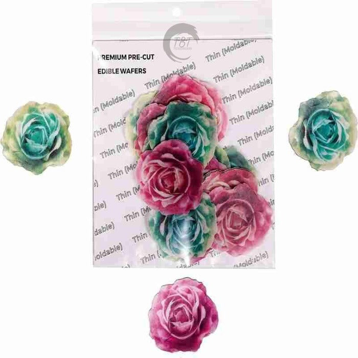 Edible Pre-Cut Flowers Wafer Paper #3