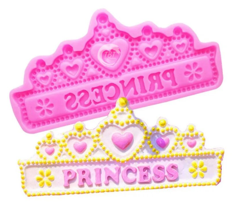 Princess Crown Silicone Fondant Mold
