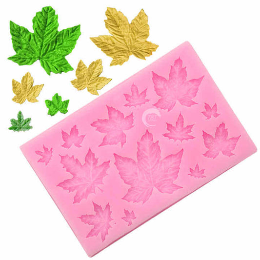 Maple Leaves Silicone Fondant Mold