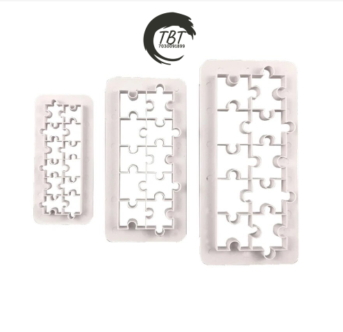 3 Pieces Puzzle Geometric Multi Cutter
