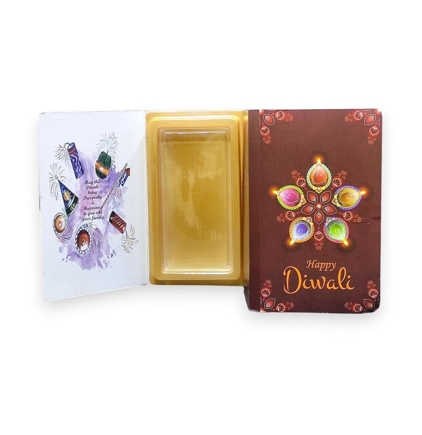 Happy Diwali Book Shape Chocolate Box Greetings With Chocolate #2