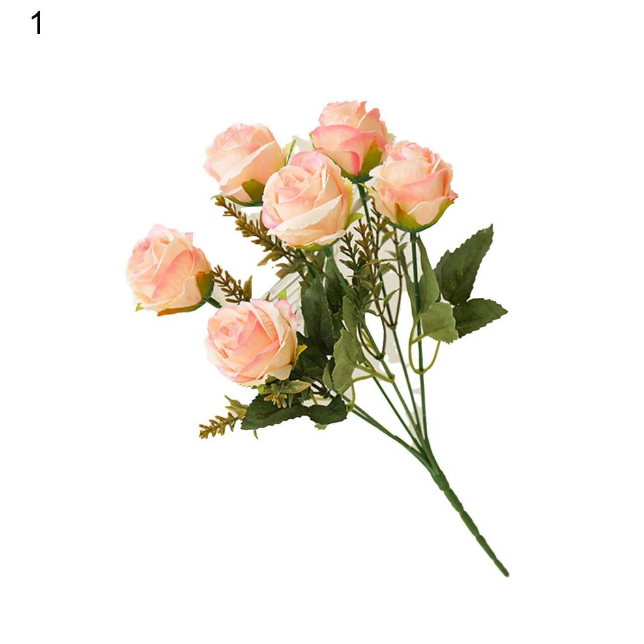 Rose Artificial Flower Bunch For Cake Decoration - (1 Bunch)
