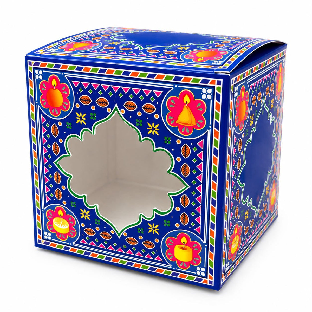 JAR CANDLE BOX / SMALL HAMPER BOX (4/4/4″)- Pack of 5Pcs