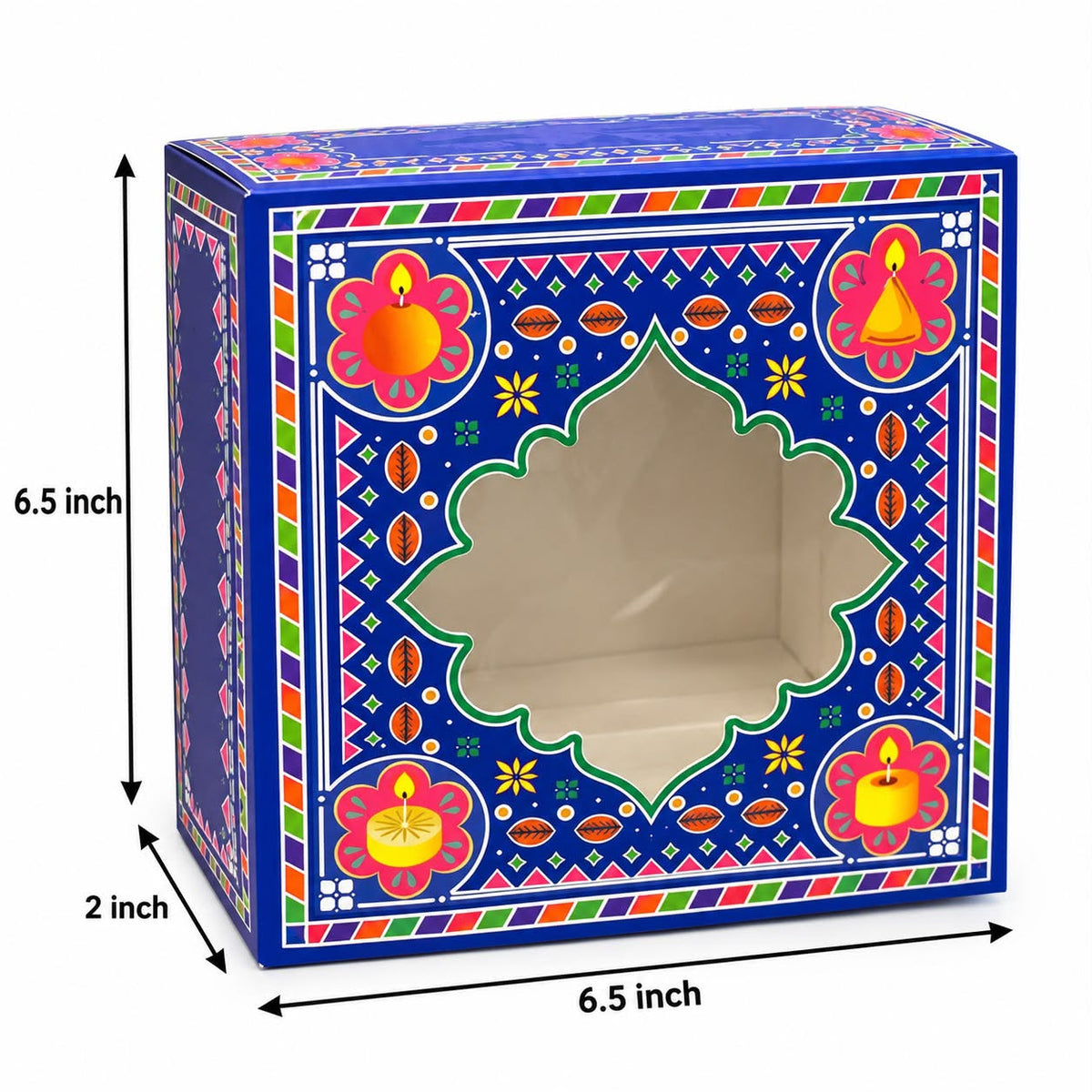 Candle Urli Box /Small Hamper Box (6.5/6.5/2″)