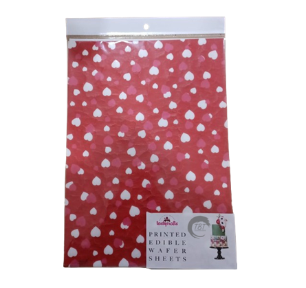 Printed Edible Wafer Paper Sheet #18