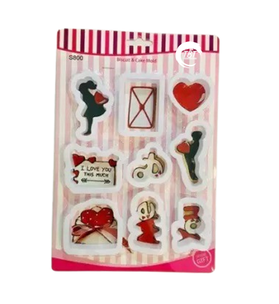 Valentine's Day Special Cookie Cutter { Pack of 9 Piece }