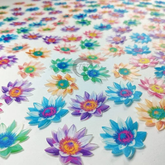 Edible Pre-Cut Flowers Wafer Paper #7