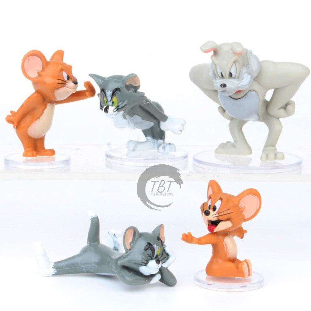 Tom & Jerry Cake Decoration Toy { Set Of 5 Piece }
