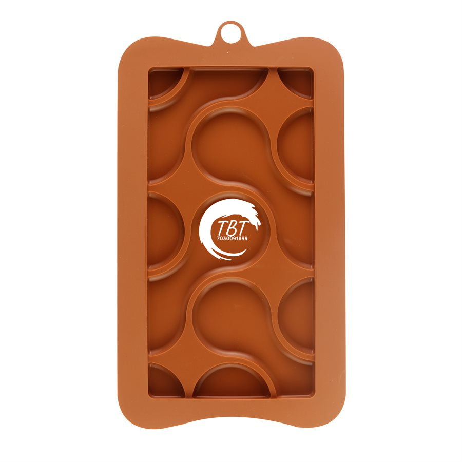 Flow Shape Silicone Chocolate Bar Mold