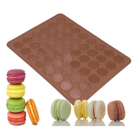 48 Cavity Macaron Silicone Mat