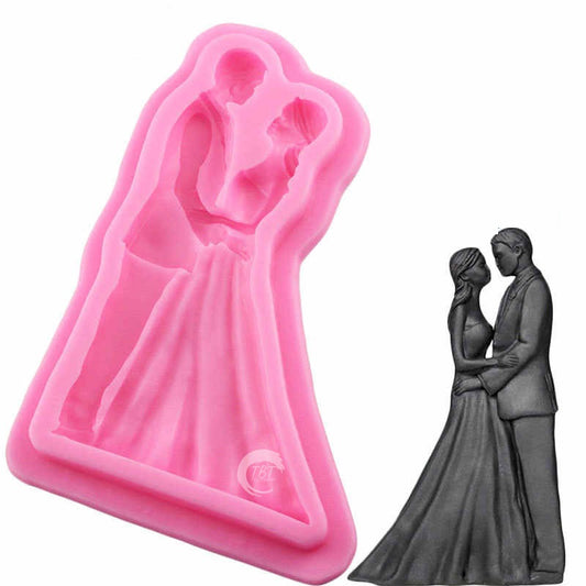 Wedding Couple Silicone Fondant Mold