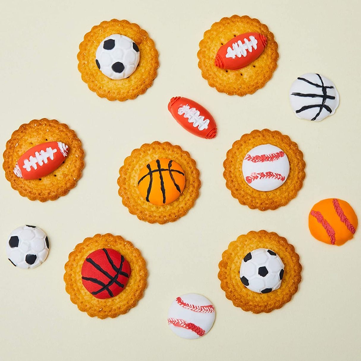 4-Cavity Sports Ball Silicone Fondant Mold
