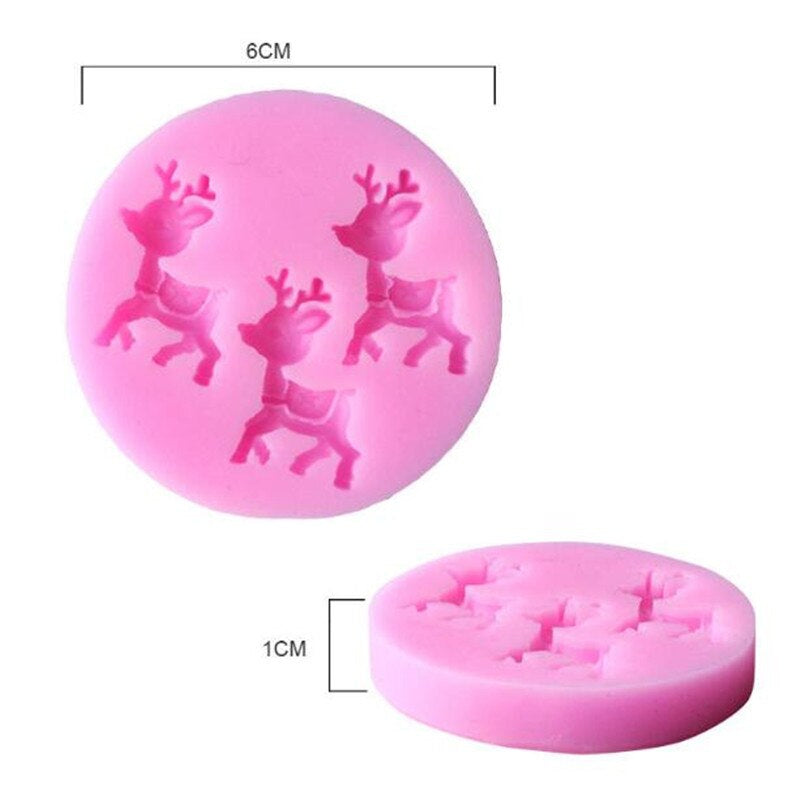 Running Deer Silicone Fondant Mould
