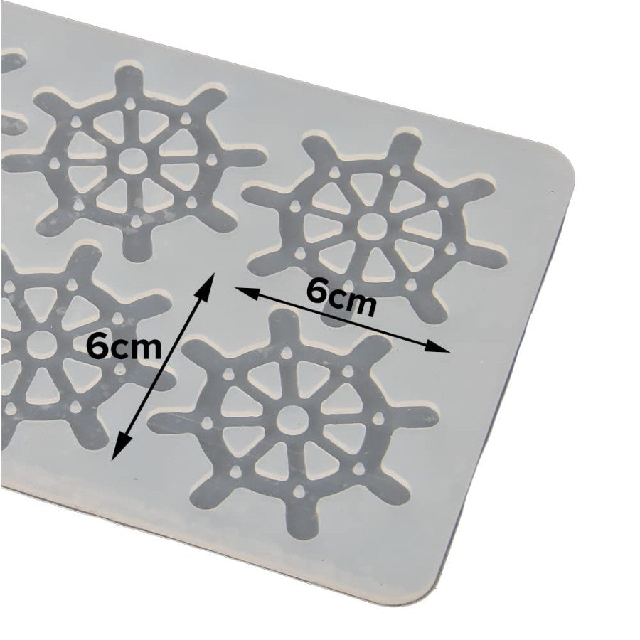 Wheel Pattern Silicone Chocolate Garnishing Sheet Mold