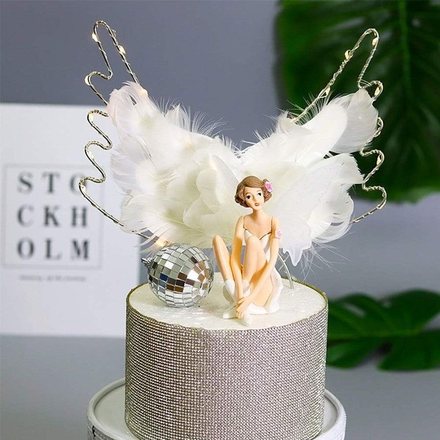 Fairy Angel Dolls Fairies Cake Toy Topper { Set Of 3 Piece }