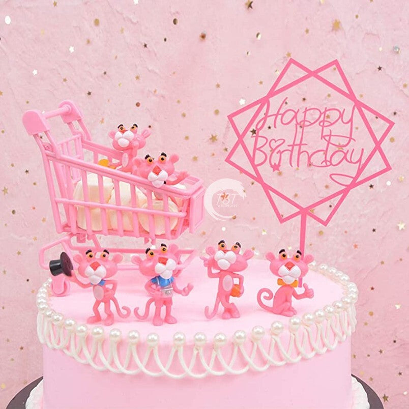 Shopping Cart Trolley Toy Cake Topper