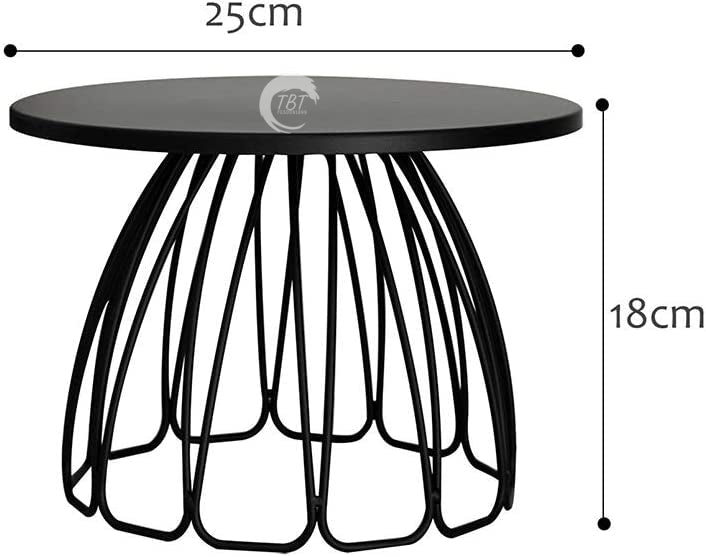 Golden Metal Skirt Shape Cake Stand 10 Inch