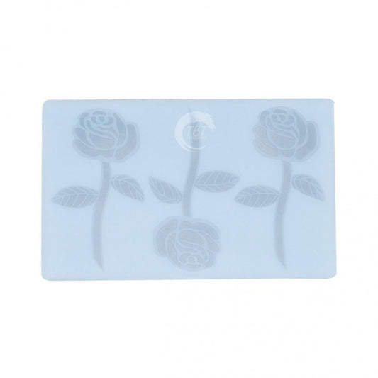 Rose Shape Silicon Chocolate Garnish Sheet Mold