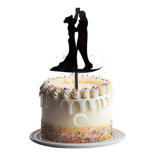 Couple Acrylic Cake Topper #8