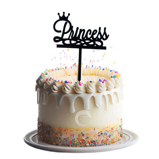 Princess Acrylic Cake Topper #1
