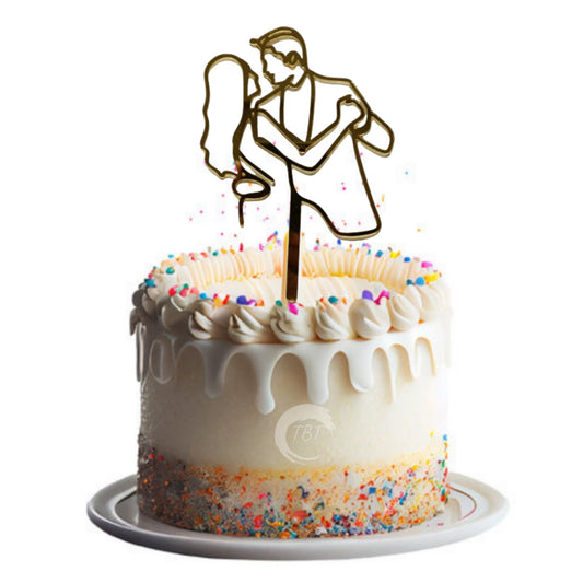 Couple Acrylic Cake Topper #7