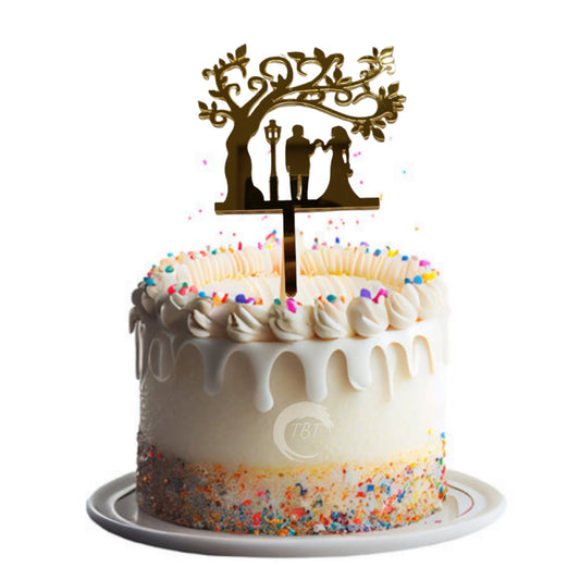 Couple Acrylic Cake Topper #14