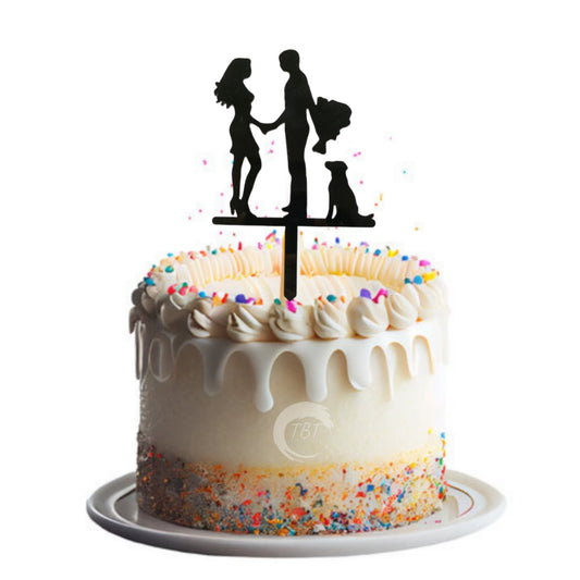 Couple Acrylic Cake Topper #13