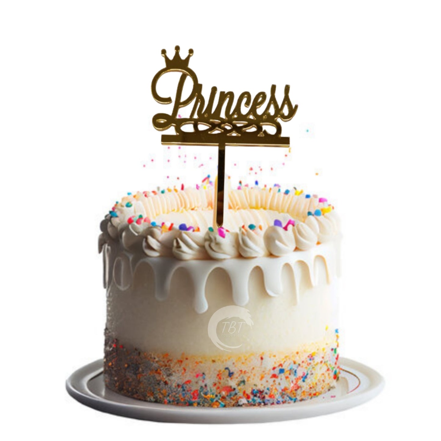 Princess Acrylic Cake Topper #2