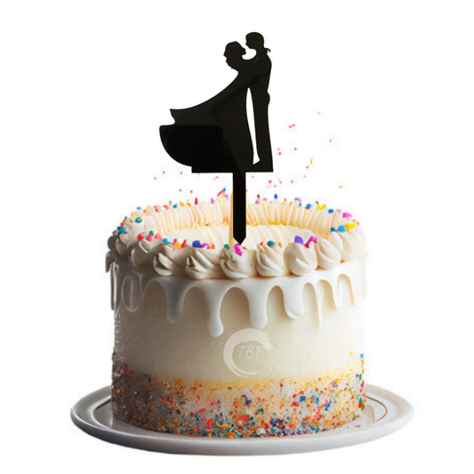 Couple Acrylic Cake Topper #17