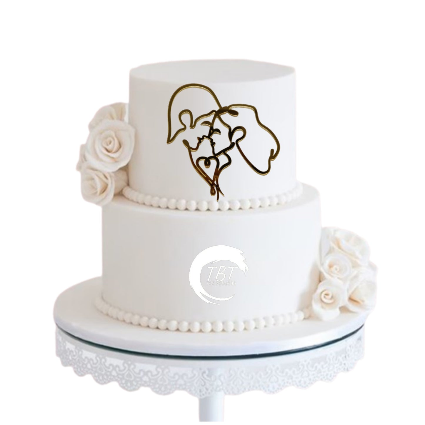 Couple Acrylic Cake Topper #18