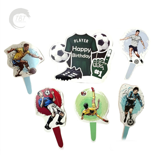 Football Paper Theme Topper Set