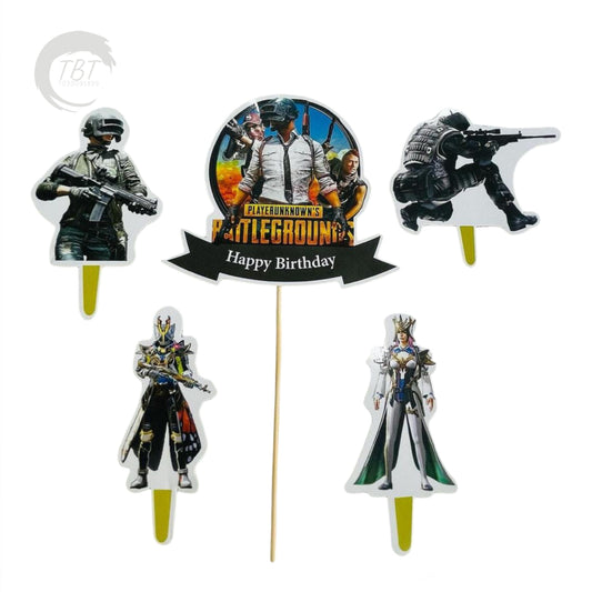 PUBG Paper Theme Topper Set