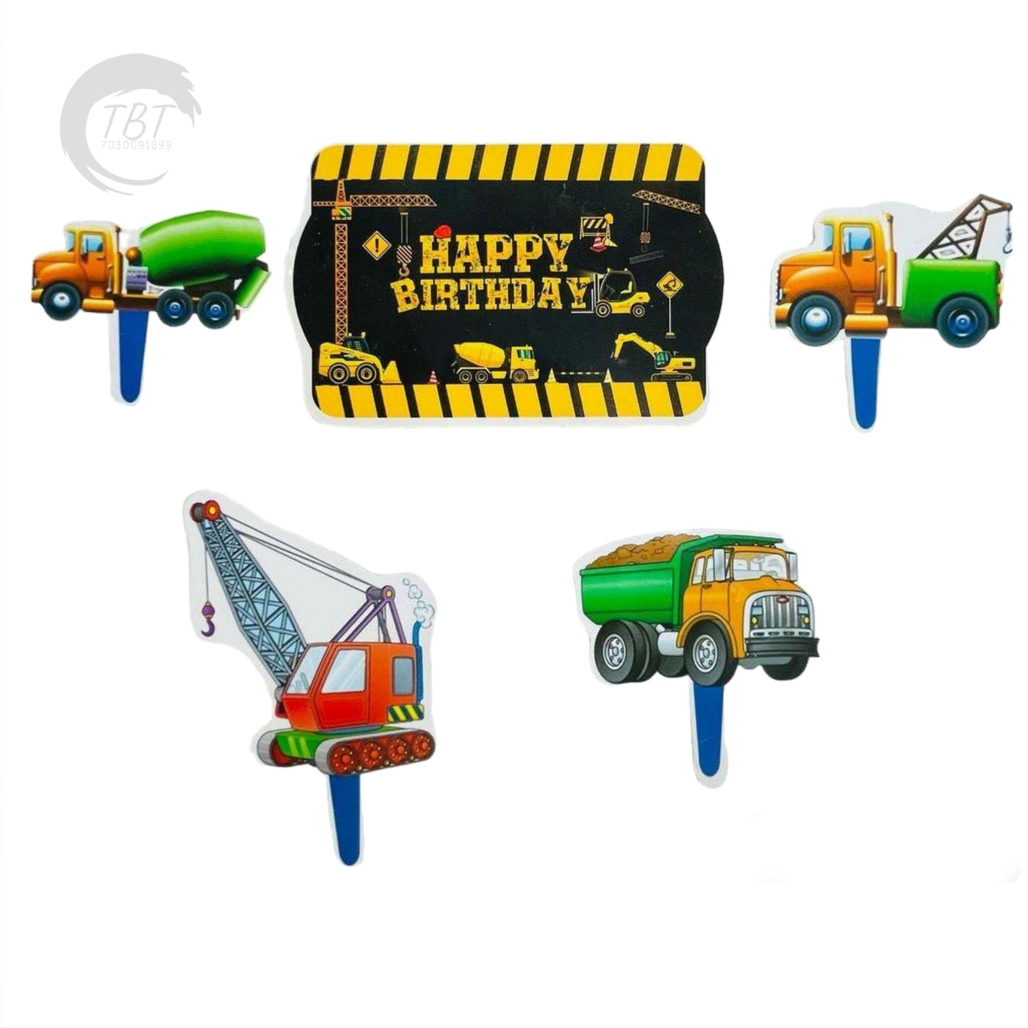 Construction Paper Theme Topper Set