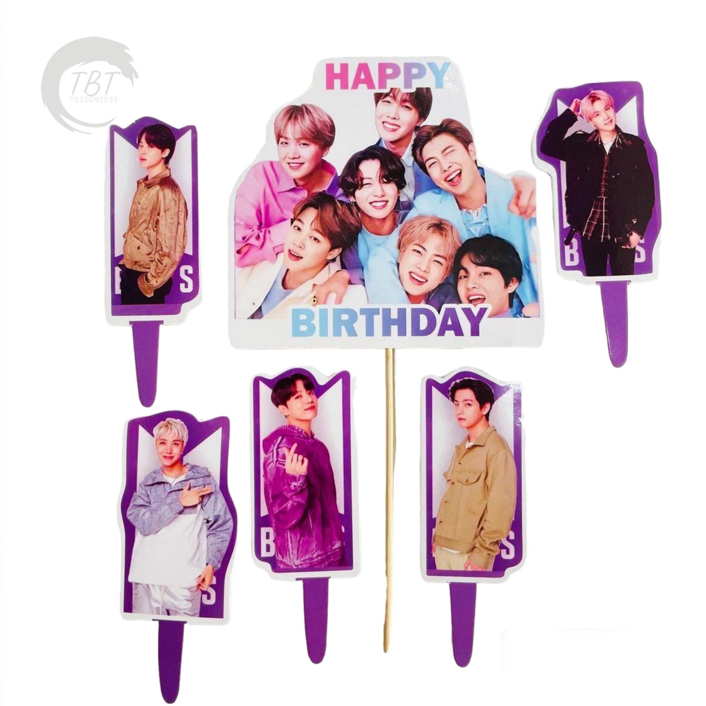 BTS Paper Theme Topper Set